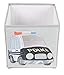 Clever Creations Collapsible Storage Organizer, Perfect Vehicle Themed Toy Chest for Storing Books, Shoes, Games and More, Police Car