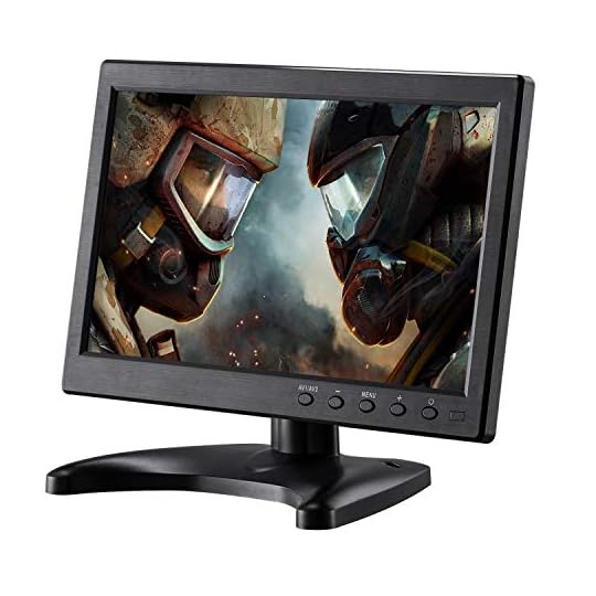 Kalesmart 10.1 inch Small Computer Monitor HD 1024x600 with HDMI VGA