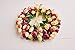 LOUHO Flower Wreath for Wall and Front Door Rose Wreath Silk Floral Home Wall Decor Artificial Garland (Flower-6)