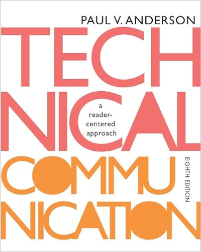  Technical Munication Ebook Anderson Paul V Books