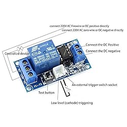 HiLetgo 2pcs 12V Single Bistable Self-Locking Relay