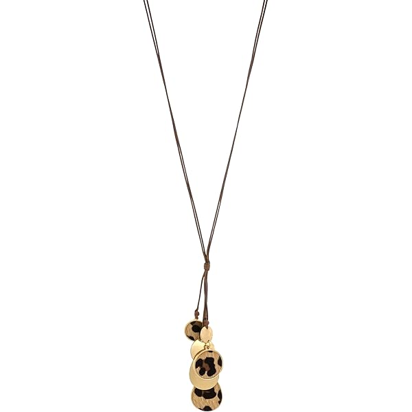 Amazon.com: CEALXHENY Leopard Necklace for Women Teardrop Animal