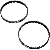 7527 Replacement Vacuum Geared Belt for Electrolux Vacuum Cleaner - Compare to Part 26-3315-02 (2 Pack)