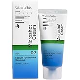 Wati For Skin Hyaluronic Squalane Microshot Cream 50ml – Deep Hydration, Skin Barrier Strengthening, Pore Care, Lightweight Texture, Daily Moisturizing Cream