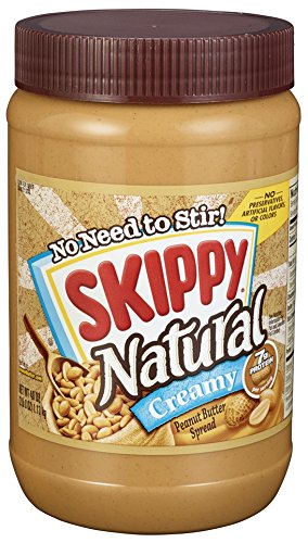 Skippy peanut butter spread - creamy - natural - 40 oun…
