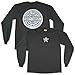 Sex Wax Men's Long Sleeve T-Shirt (Choose Style and Size) (Silverstar Black, Large)