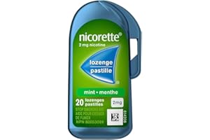 Nicorette Lozenge Mint 20 Nicorette Nicotine Lozenges, Quit Smoking Aid, Mint, 2mg 20 count