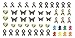 Autism Awareness Water Slide Nail Art Decals Set #2 - Salon Quality!
