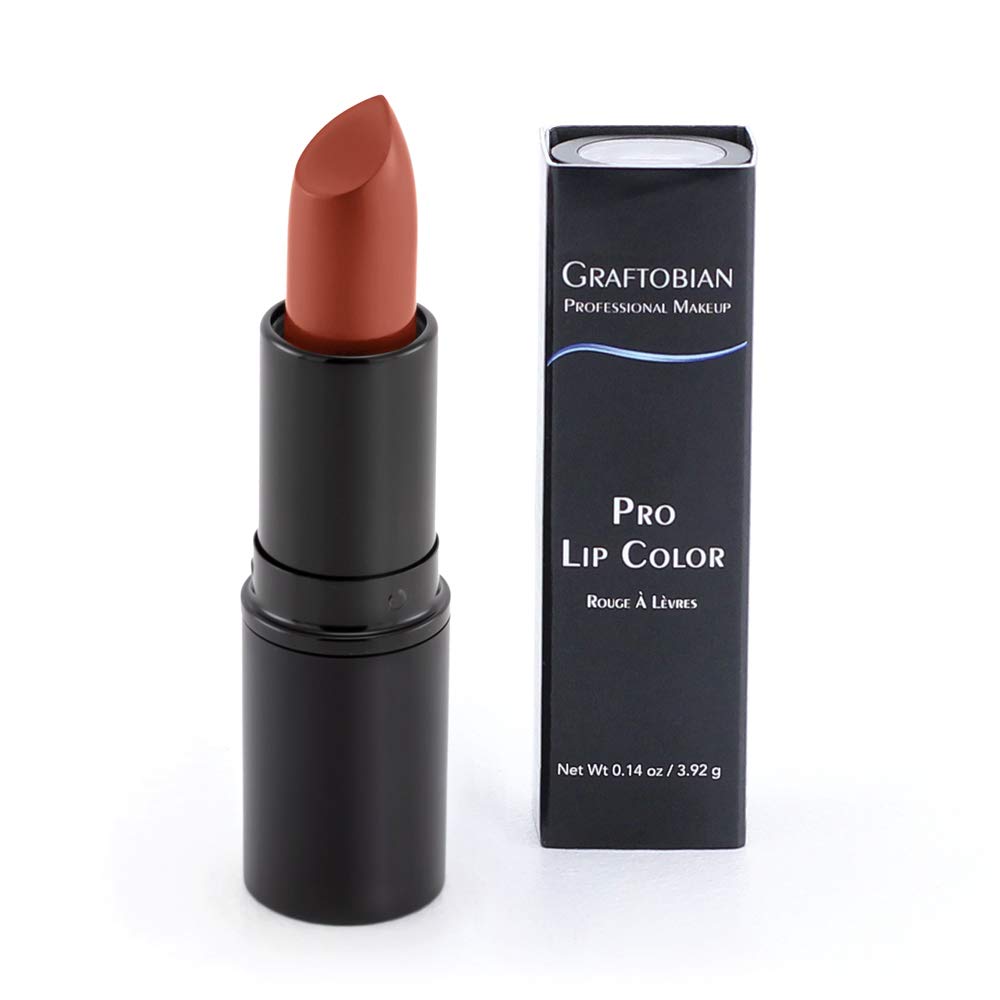 Photo 1 of Graftobian Professional Color Lipstick - Ultra Long-Wearing, Comfortable Texture, Full Range of HD Shades, For All Skin Tones and Undertones, Velvety Smooth Semi-Matte Finish, Autumn Rust