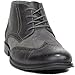 alpine swiss Geneva Men's Ankle Boots Brogue Wing Tip Dress Shoes Gray 12 M US