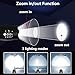 Aukelly LED Flashlights USB Rechargeable Flashlight LED,High Lumens LED Flashlight Tactical,Waterproof,Handheld,Zoomable,Bright Flashlight for Camping,Bicycling,Emergency,Work Light,with 18650 Battery