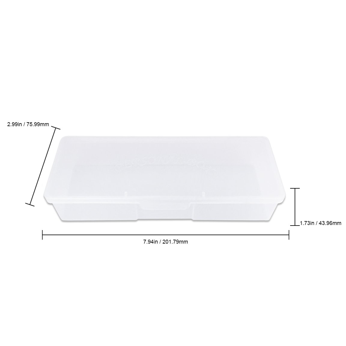 Beauticom Personal Box Storage Case for Professional Manicurist Nails Pedicure (Large Size) (4 Pieces Mix Color, Mix Color: Pink, Blue, Frosted, Purple)