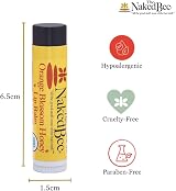 The Naked Bee Orange Blossom Honey Lip Balm 0.15oz Hydrating Natural Skincare view 2