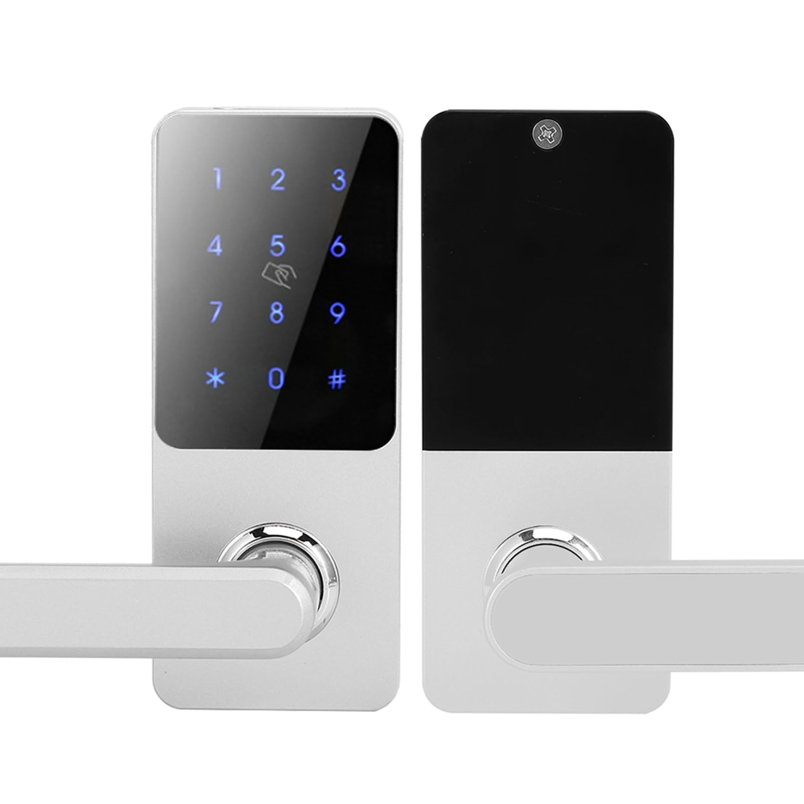 Bluetooth Smart Door Lock, Fingerprint Password Lock, Remote Control Doorlock, Intelligent Electronic Lock with 4 Door Opening Modes/Remote Control/Sharing Timelimited Password