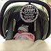 THREE LITTLE TOTS – No Kissing Baby Car Seat Sign or Stroller Tag - CPSIA Safety Tested