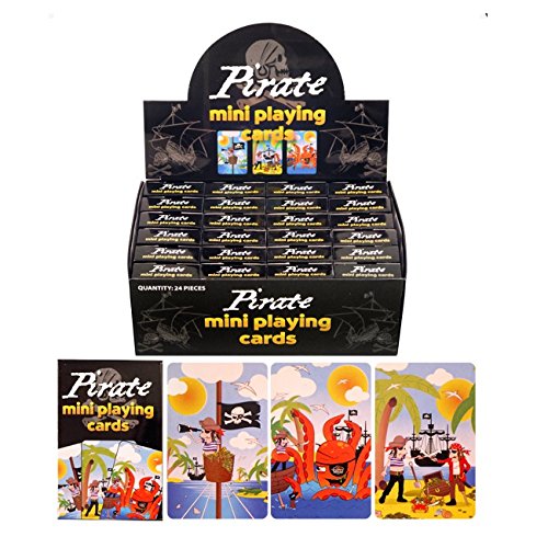 HENBRANDT Pirate Theme Mini Playing Cards - Pack of 24