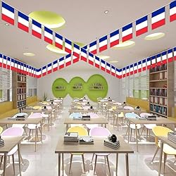 France String Flag Pennant Banner - 38 Flags, 42