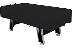 JXXPGG Air Hockey Table Cover, Air Hockey Game Tables Cover ,600D Oxford Heavy Duty Waterproof ,Suitable for Indoors/Outdoors,83.8" W X 44" D X 15" H,Black