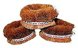 Set of 3 Japanese Tawashi Brushes for Cleaning Fruits & Vegetables & Other Household Cleaning
