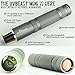 uvBeast MINI 365nm UV Flashlight with Blacklight [Improved Edition] HIGH POWER PROFESSIONAL 5w Dual LED - 18650 Rechargeable Battery (Not Supplied) – Works Even in Ambient Light – Registered Design