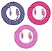 Pack of 3 2M/6FT High-Speed Durable Nylon Braided Lightning Cable Charger Cord for iPhone 6, 6 Plus, SE, iPad (Pink, Hotpink, Purple)