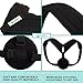 VIMFIT Posture Corrector for Women Men - Upper Back Support Clavicle Shoulder Brace Thoracic Kyphosis - Improve Bad Posture Alignment Fix Back Pain + Exercises and Stretch Band
