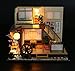 WYD Modern Loft Duplex Apartment Series Japanese-style Dollhouse Miniature DIY House Kit Creative Room With LED Lights Perfect Handmade Gift for Friends,Lovers and Families(Karuizawa's Forest Holiday)