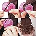 Hair Care Rollers Hair Curlers Silicone No Clip Hair Style Rollers Soft Magic DIY Curling Hairstyle Tools Hair Accessories Pink 30 PCSthumb 1