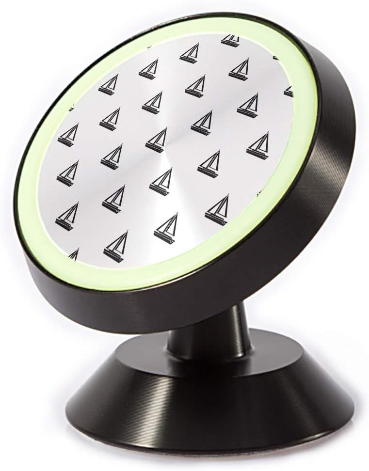 Tinmun Magnetic Phone Car Mount, Small Boat Pattern Simple Nautical Universal Car Phone Holder for Dashboard