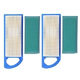 HUZTL 2Pack Air Filters & Pre Filter 697015 for Briggs & Stratton 697153 697014 697014 697634 698083 795115 797008 Stens 102-875 Oregon 30-122 Craftsman 33425 John Deere Gy20573 M149171 Lowes 59471