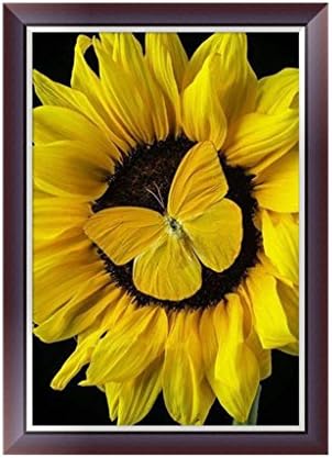 yournameI 5D Sunflower Butterfly Diamond Embroidery Painting Cross Stitch DIY Craft Decor