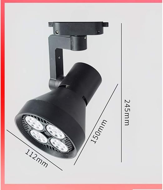 Iluminación de riel Foco reflector para techo LED-35W Proyector ...