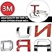 Auto safety 3D Raised Tailgate Letters for Toyota Tundra 2014 2015 2016 2017 2018 2019 Zinc Alloy Emblem Inserts (Chrome)
