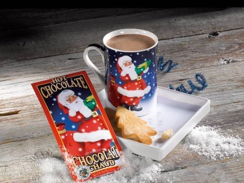 Gourmet du Village Santa Hot Chocolate Mug & Plate Gift Set