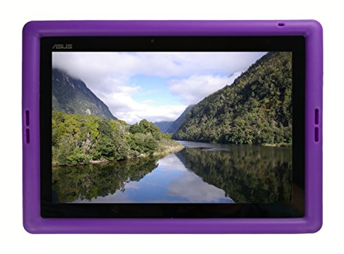Bobj Rugged Case for ASUS Transformer Pad Models TF103C, K010, TF103CE, K010E, TF103CX, TF0310 - BobjGear Custom Fit - Patented Venting - Sound Amplification - Kid Friendly (Playful Purple)