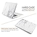 iDOO Hard Plastic Case ONLY for (Previous Generation) MacBook PRO 15 inch (Model A1398) with Retina Display NO CD Drive - White Marble
