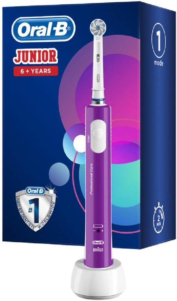 OralB Junior Brosse à Dents Électrique Rechargeable pour Enfants de 6