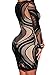 ZKESS Women's Sleeveless/Long Sleeve Lace Party Bodycon Dress (X-Large, Black)