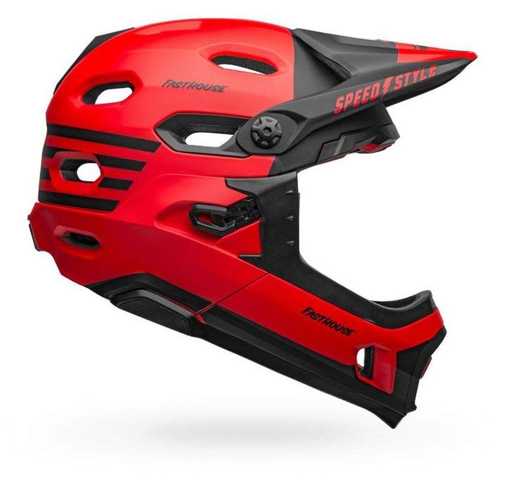 Bell Bike Super Dh MIPS Spherical Helmet Fasthouse Matte Red/Black Medium Image