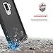 ZIZO ION Series for Samsung Galaxy S9 Plus Case Military Grade Drop Tested with Tempered Glass Screen Protector Black Smoke