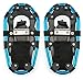 Lucky Bums Youth and Adult Snowshoes with Trekking Poles, Blue, 14-inch
