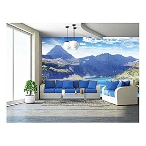 Glacier National Park, Montana. - Removable Wall Mural | Self-Adhesive Large Wallpaper - 66x96 inches