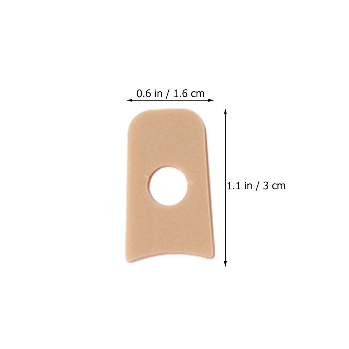 Heallily 45Pcs Felt Callus Pads Callus Cushions Toe Pads Self Adhesive Soft Foam Corn Pads Waterproof Toe and Foot Protectors : Beauty