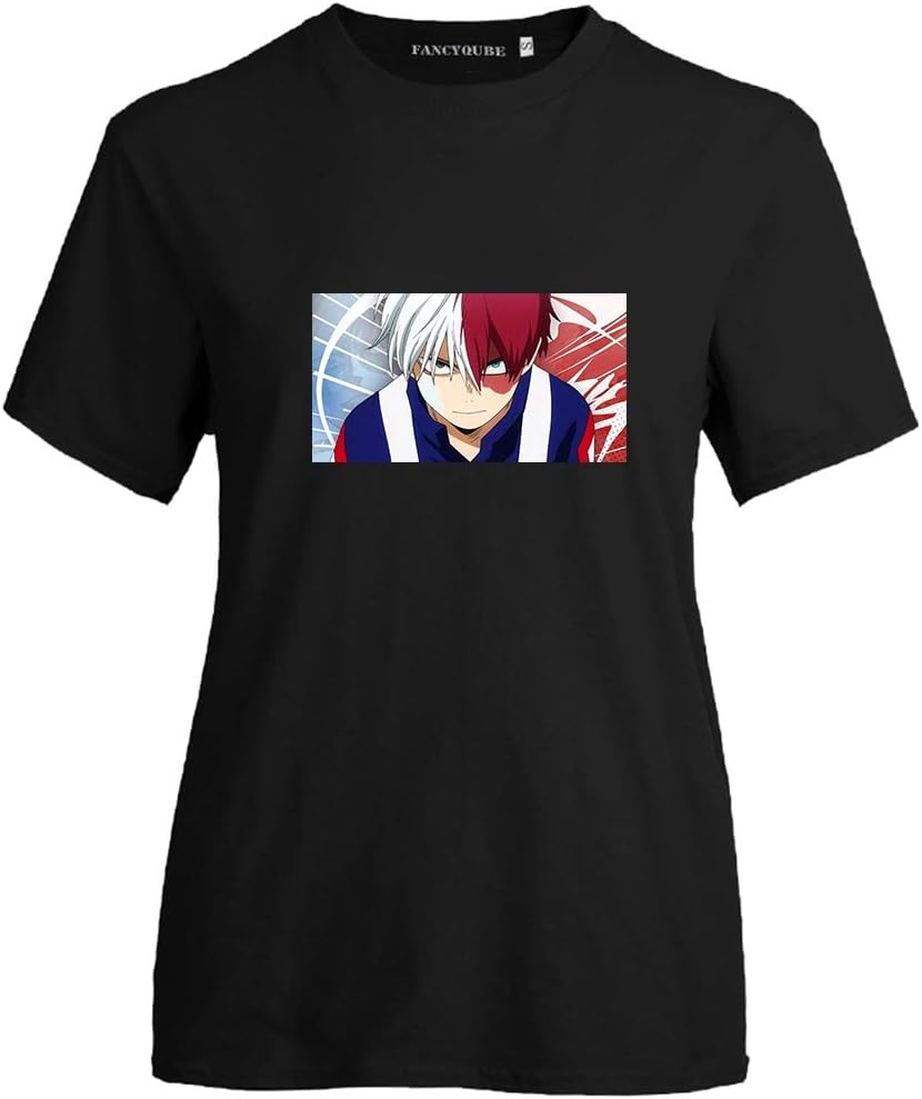 CREPUSCOLO Unisex My Hero Academia Anime T-Shirt Izuku Midoriya Bakugo Todoroki Cosplay Costumes