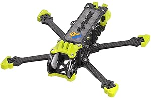FLYFISHRC VOLADOR VX3.5 O4 Pro Air Unit RC FPV Racing Drone Quad T700 Carbon Fiber 3.5″ HD quashed-X Quadcopter Frame Kit RC DIY Parts w/TPU Accessories Yellow