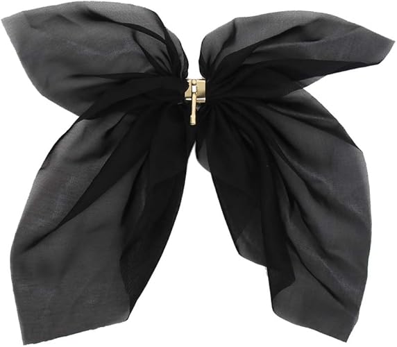 Amazon Co Jp Oaoleer ロングリボン ヘアカフ ポニーフック ヘアフック 花柄 シフォン ストライプ ポニー フック 挿すだけ 簡単アレンジ ヘアアクセサリー ヘアゴム付き H ジュエリー