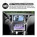 RUIYA 2016 2017 2018 Infiniti Q50 Q60 Car Navigation and Bottom Touch Screen Protective Film Combined Package (Pack of 2),8-Inch Clear Tempered Glass HD and Protect Your Eyes