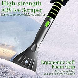 SEAAES 51 Inch Ice Scraper and Snow Brush with
