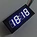 DROK® Blue LED 12 Volt Digital Display Car Time Clock