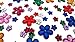 Playscene Craft Jewels With Self Adhesive Back, Flower Theme - 100 Gram Set (Multicolored Flowers)